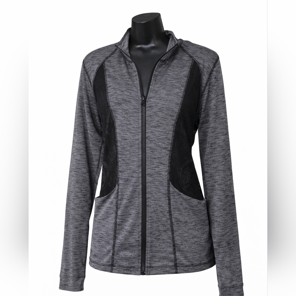 Maurices inMotion Black and Grey Sports Jacket - Med